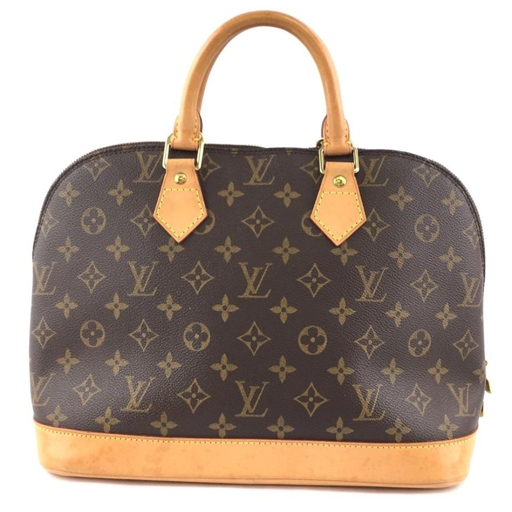 Louis Vuitton Alma Monogram Canvas Handbag Satchel - Picture 2 of 12